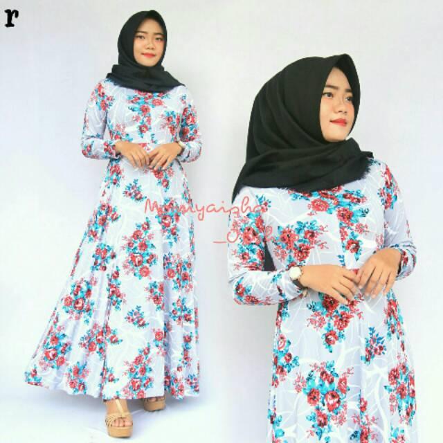 Gamis motif jersey super kode j