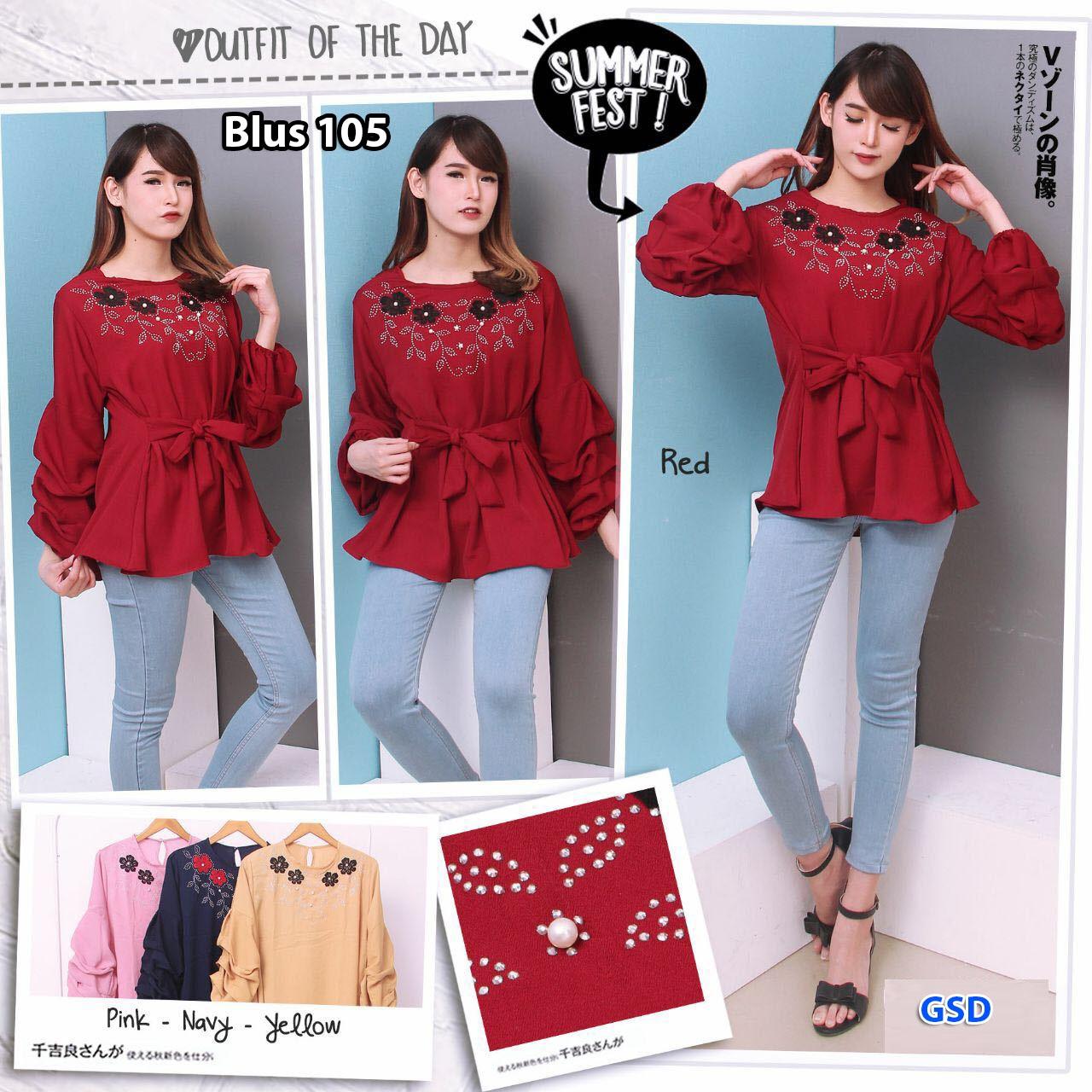 Wow keren - Blus wanita/ Bluose cewek/ Baju wanita/ Atasan 105