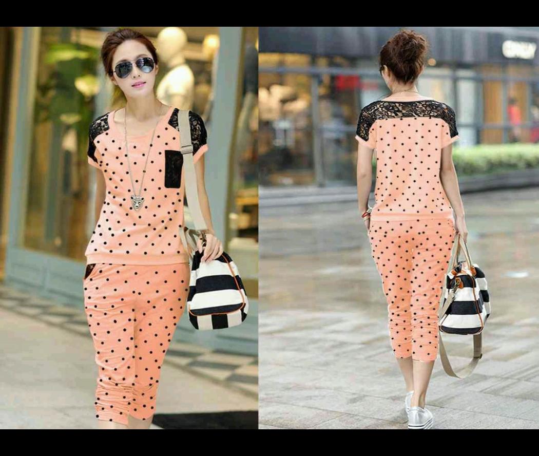 AK - Setelan Set Polka Nikita mic Brukat (Atasan + celana) Banyak Warna / Atasan Wanita Korea Murah Best Quality Adem Halus Akiko Fashion