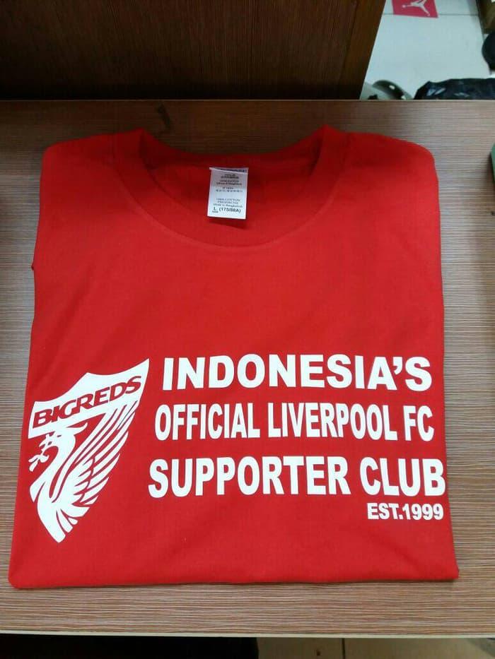 KAOS GILDAN LIVERPOOL SUPPORTER CLUB - Merah, XL - 3jUt93