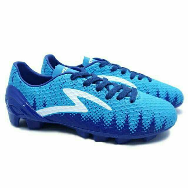 Sepatu Bola Specs Cyanide Wildcat FG - Navy Cirrus Blue White Original