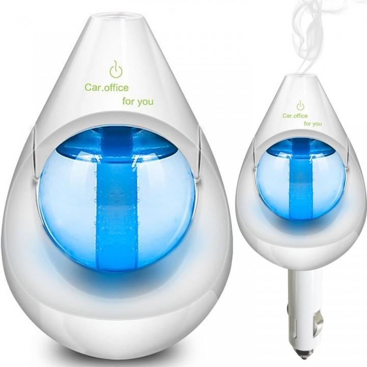 U03 - USB Humidifier Car Night Light 330 Degree Rotation 128ML Blue