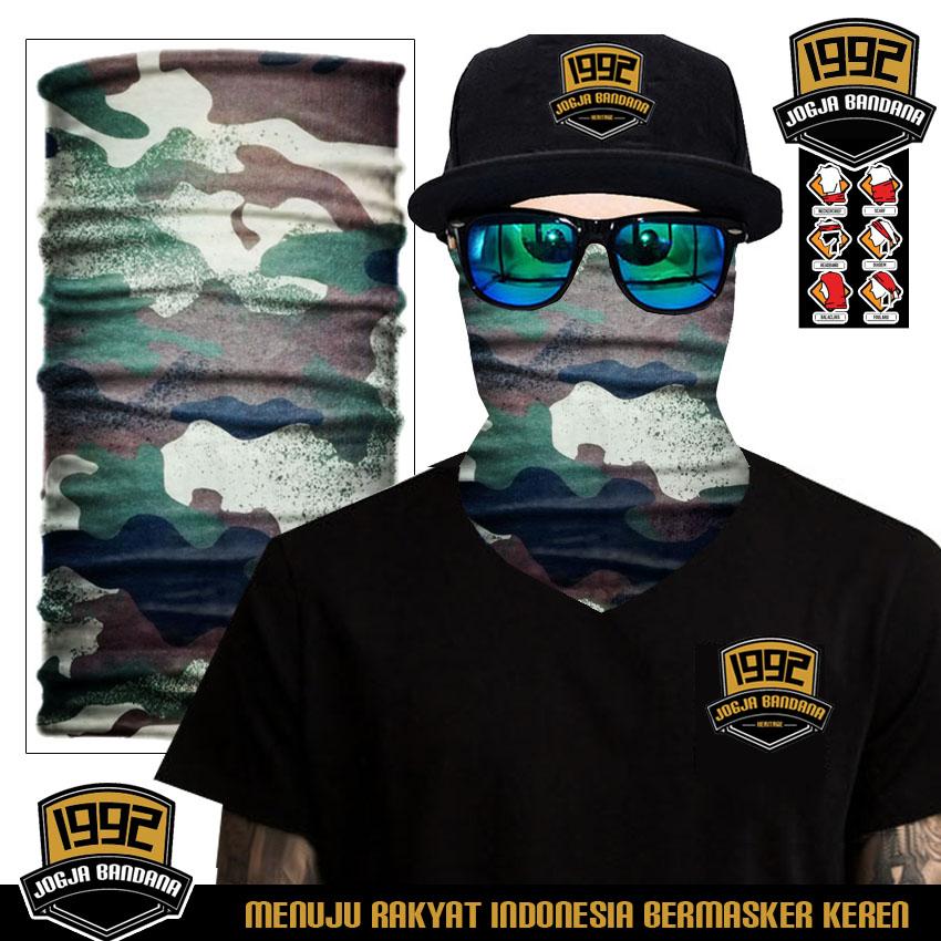 Buff (BELI 3 GRATIS 1) Masker Berkendara Scarf Pria Masker Wajah Aksesoris Olahraga Outdoor Sepeda Motor - LIMETED EDITION
