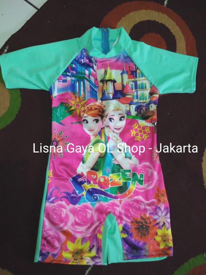 HARGA SPESIAL!!! Baju Renang Anak Perempuan Usia 7-10 thn Aurel/ Frozen Special Edition - Jph98D