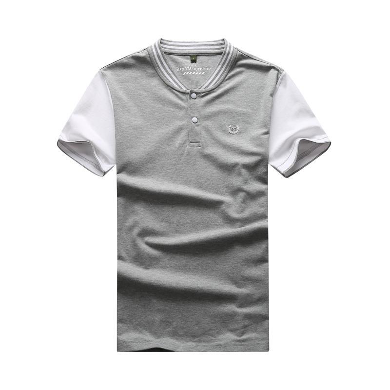 Medan Perang Pria Lengan Pendek Kemeja Polo Kaos (Hijau)
