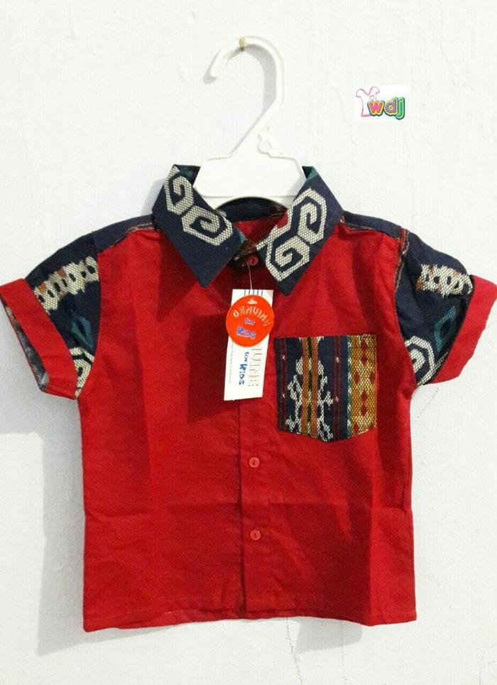 kemeja anak branded merk guine for kids murah