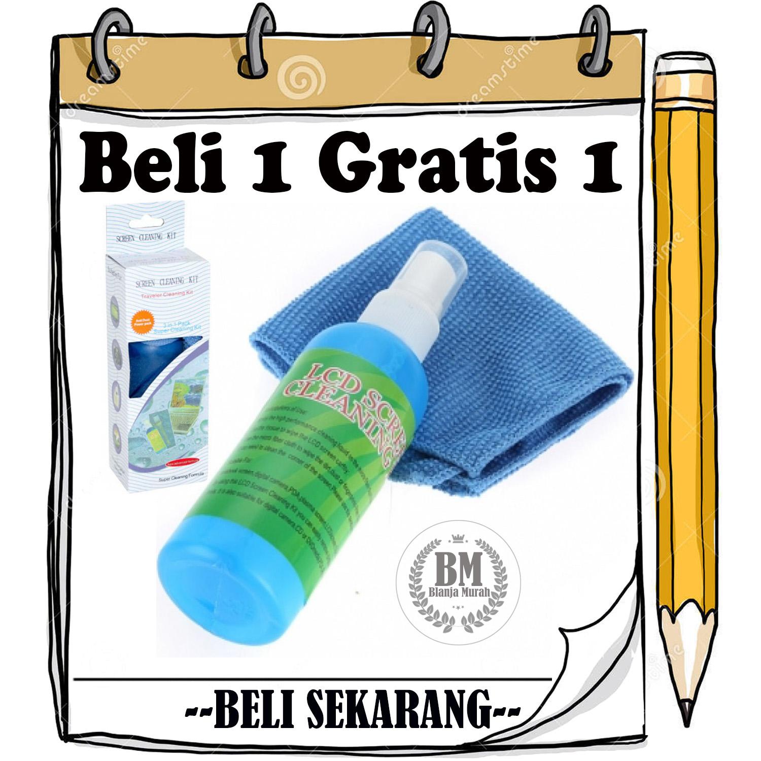 PROMO BUY 1 GET 1 FREE Cleaning KIT Pembersih LDC / Layar Plasma PC Laptop Hp Tablet - BELI 1 GRATIS 1