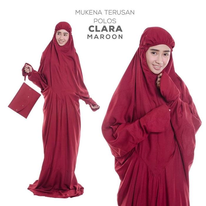 SALE!!! MUKENA DEWASA BALI TERUSAN POLOS CLARA UNGU / Baju Muslim / Perlengkapan Shalat / Fashion / Fashion Wanita / Baju Muslim / Hijab