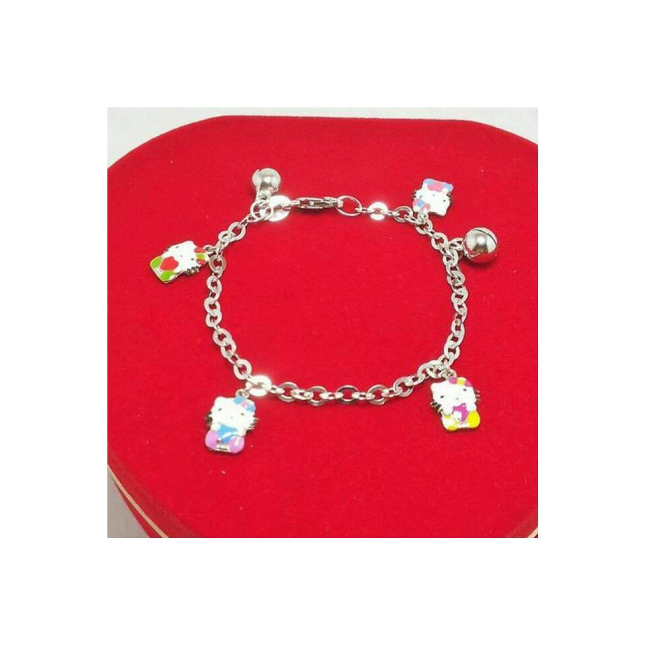 GELANG TANGAN / KAKI ANAK / BAYI / BALITA PERAK 925 LAPIS EMAS PUTIH