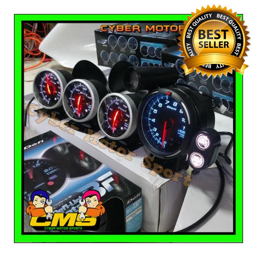 Paket Mak nyus Tachometer dan indikator komplit. Paket interior racing Tachometer universal. Paket gaul interior racing