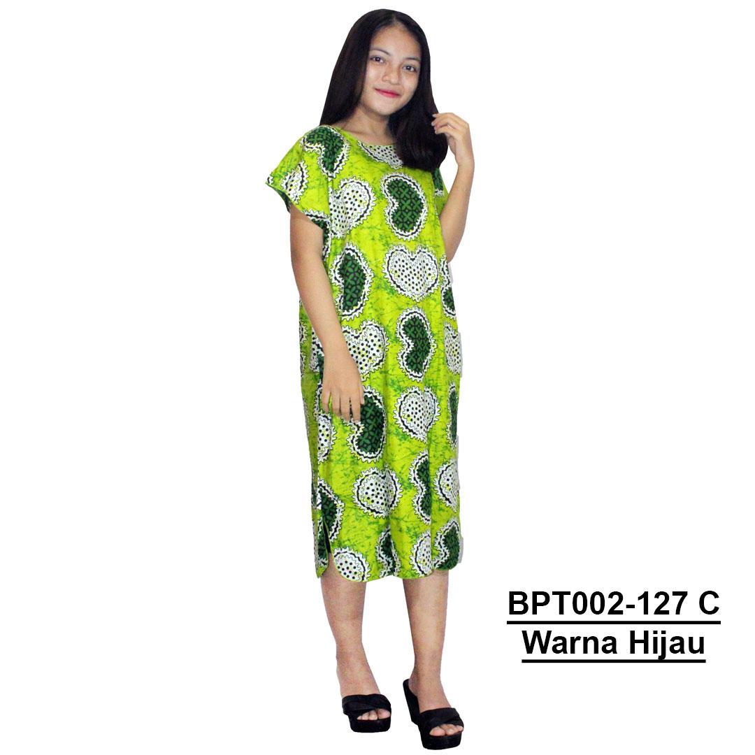 Dress Santai, Midi, Atasan Batik - Motif Love - (BPT002-127) Batikalhadi Online