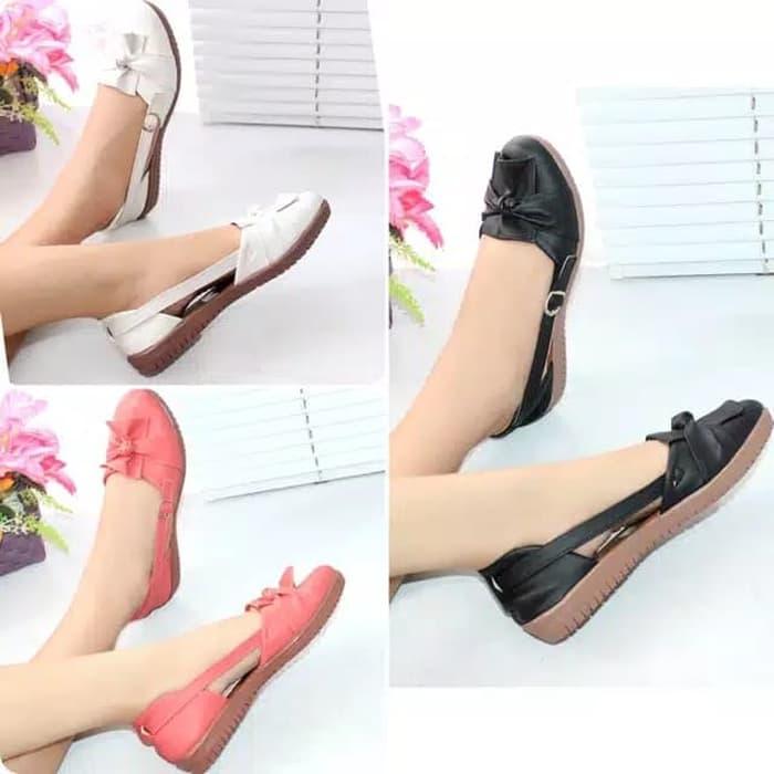 TERLARIS Sepatu Sandal Wanita Flat Shoes balet FRC01 - aClBiKCL