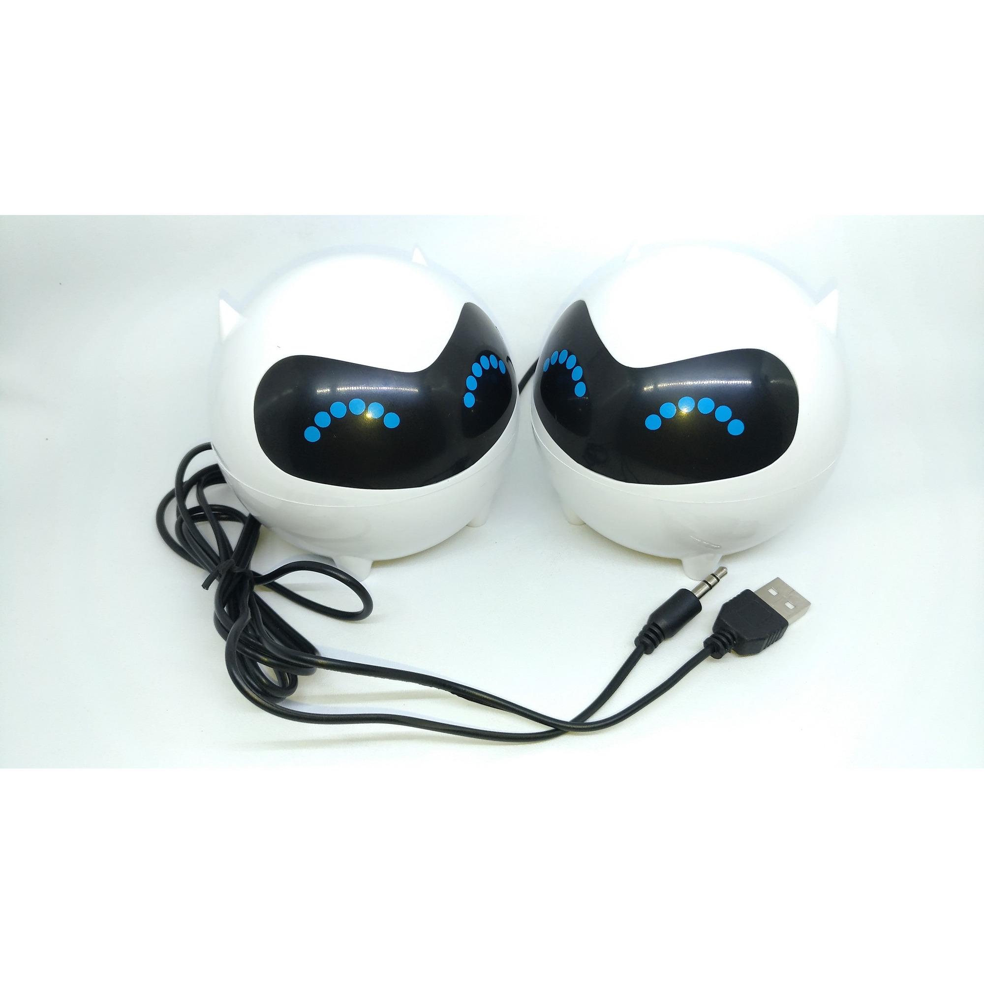 Nextor USB Speaker Multimedia Desktop Laptop Notebook SP-31 Alien White