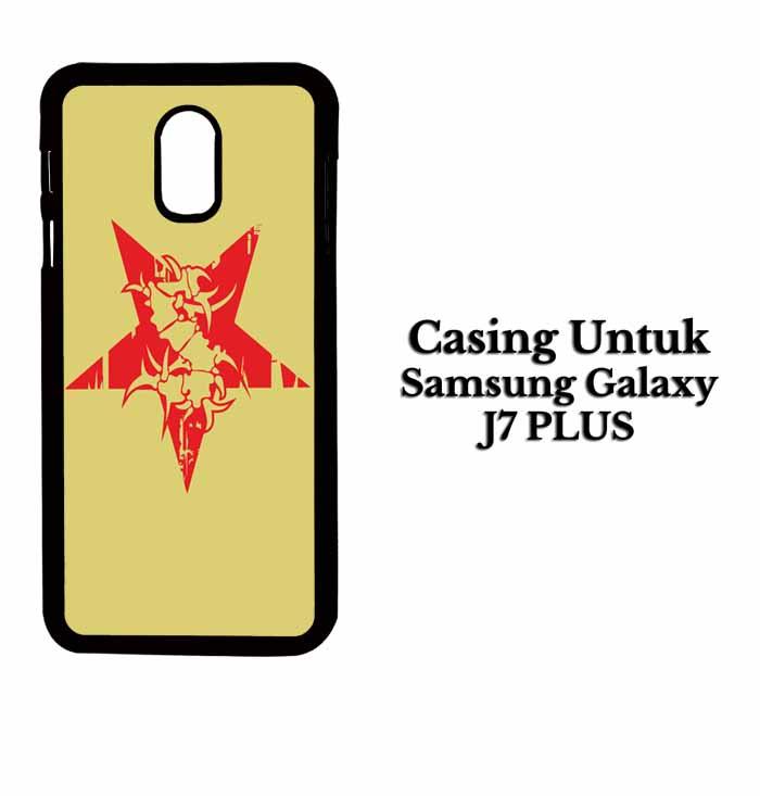 Casing SAMSUNG J7 PLUS sepultura logo Hardcase Custom Case Se7enstores
