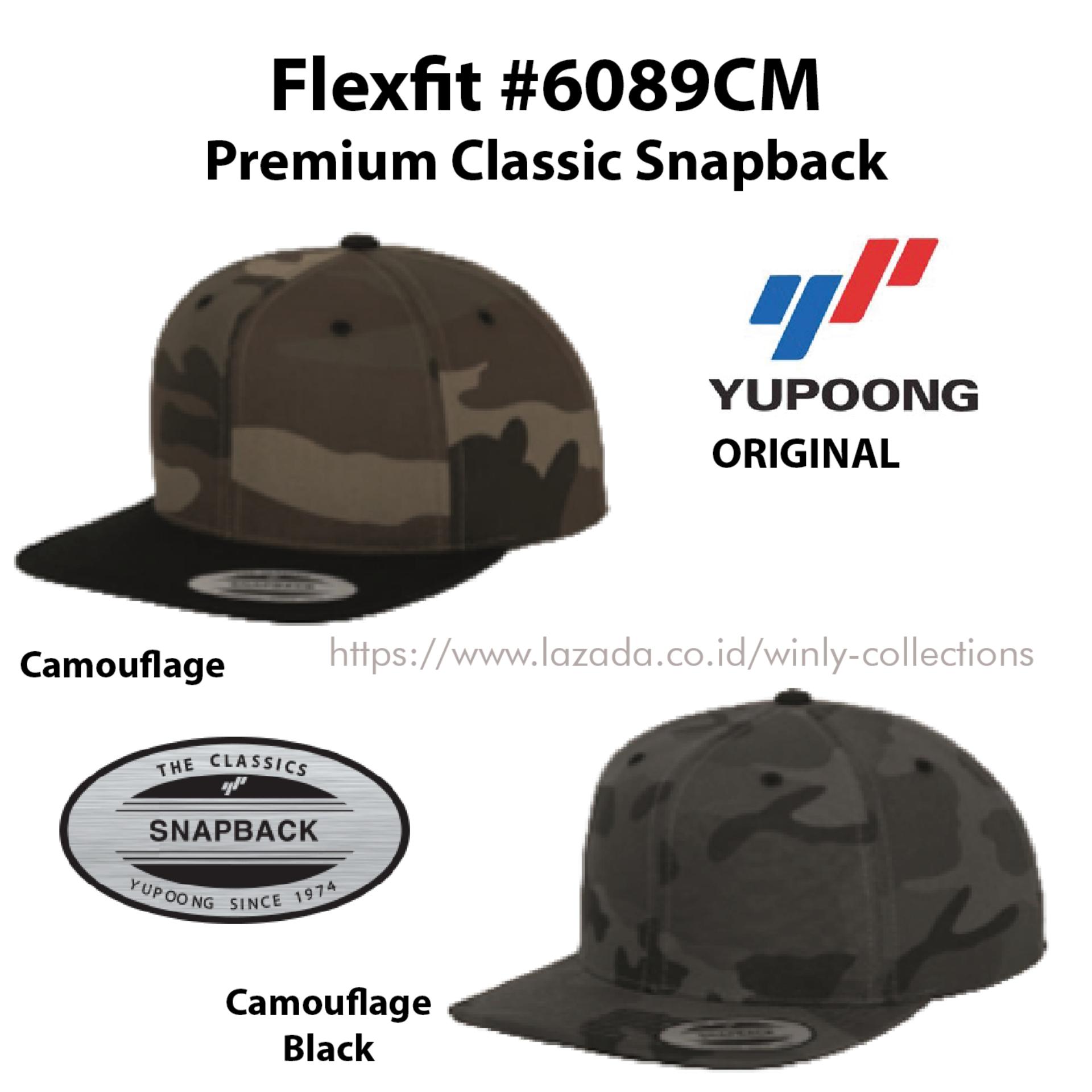 Topi Flexfit Premium Classic Snapback 6089CM Yupoong ORI