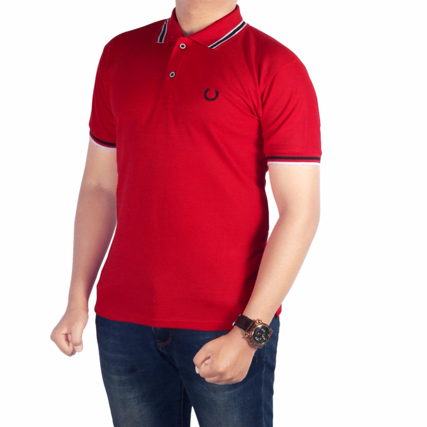 Dgm_Fashion1 Baju Kaos Kerah Polos Merah/ Kaos Polo Polos Hitam/Kaos Polo Kerah Sanghai/Kaos PoloShirt Pria/Kaos Polo Kerah Sanghai/Polo Kerah/Polo men/Kaos Polo/Polo Kaos/Kaos Polo Six IP 4548