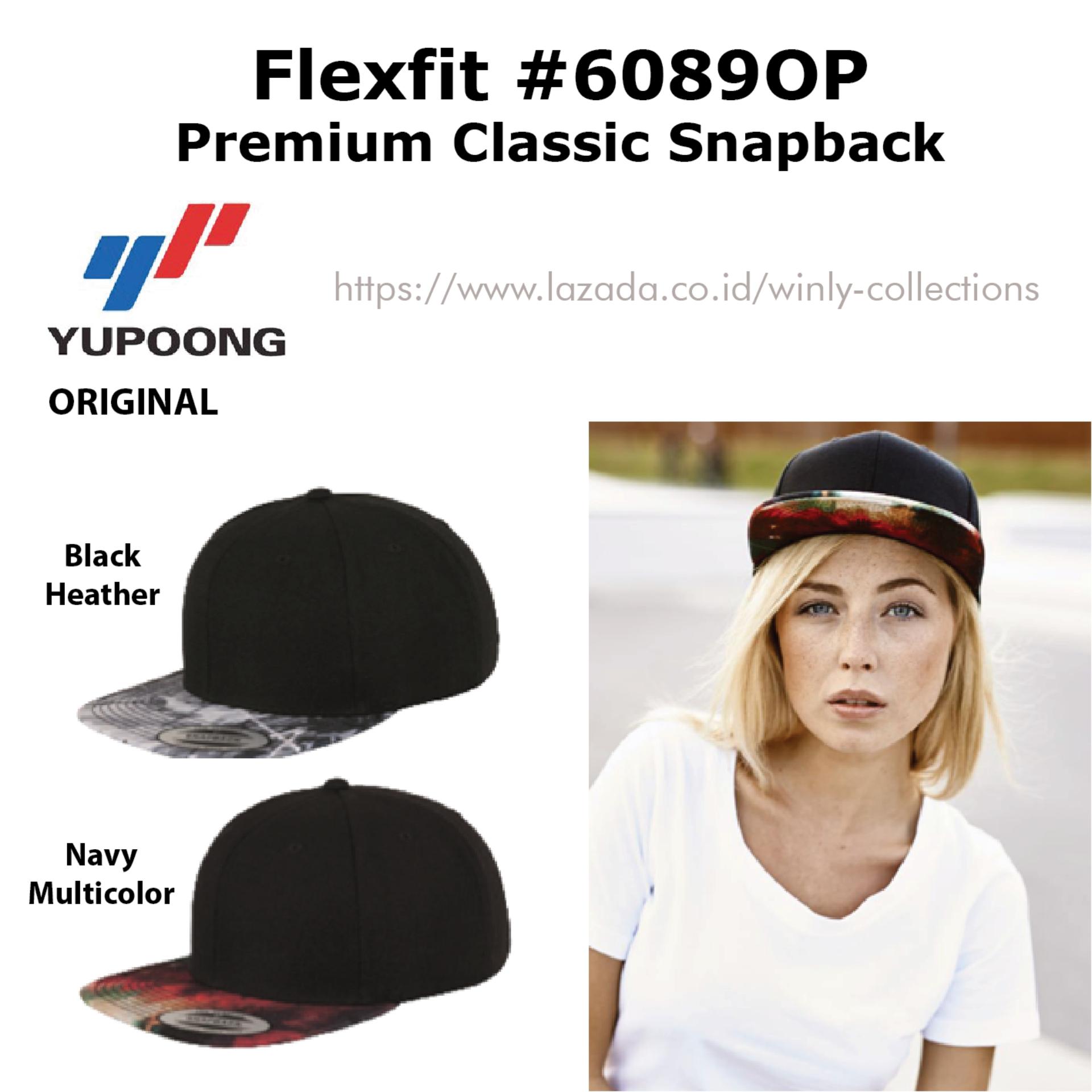 Topi Flexfit Premium Classic Snapback 6089OP Yupoong ORI