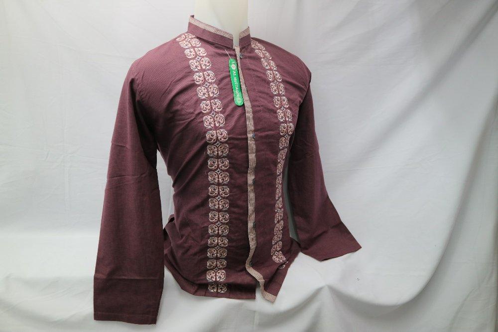 Baju Koko Muslim Pria Kemeja Koko Lengan Panjang Busana Muslim Grosir Pasar Tasik Tanah Abang Jakarta LIT 052 di lapak Al Muttaqin Collection produsenbajukoko