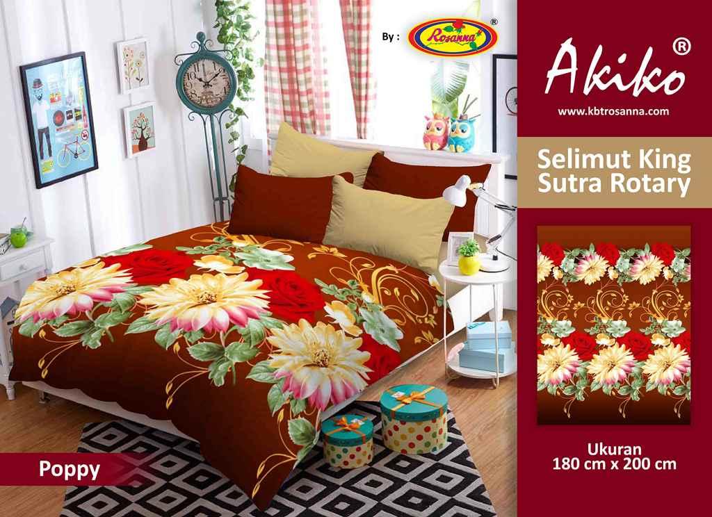 Selimut Akiko King Sutra Rotary Popy