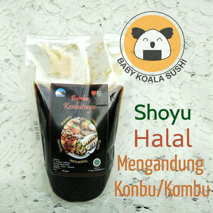 KONBU SHOYU SUSHI 380g | Kecap Asin Kombu (NO MSG) Japan Soy Sauce