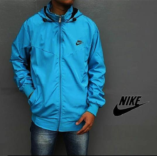 JAKET PARASUT NIKE TURKIS