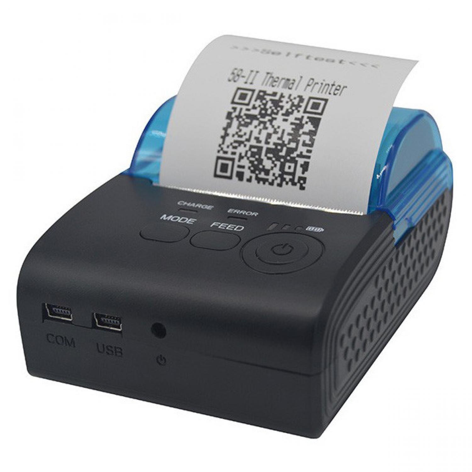 PROMO MURAH Zjiang Mini Portable Bluetooth Thermal Receipt Printer - 5805-DD Terlaris