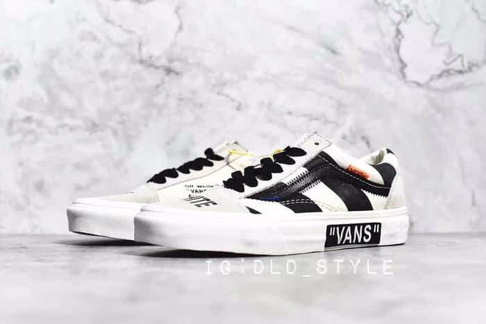 Sneakers Vans Old Skool x Off White Arrows PK Mirror Quality 1:1 Ori