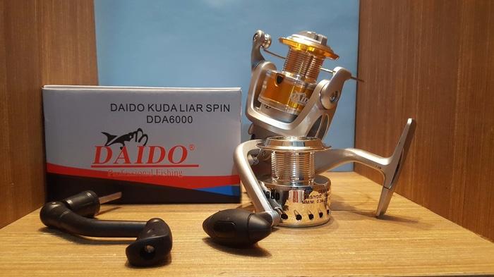 ORIGINAL!!! REEL DAIDO KUDA LIAR 6BB DDA-6000 REEL MURAH ALUMINIUM SPOOL - 9jKAgc