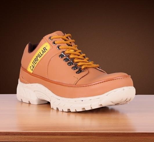 TERLARIS!!! Sepatu safety pria kulit model ter anyar caterpillar