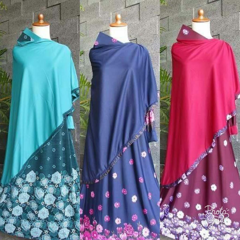 Jual Grosir Gamis Jersey Bergo/ Style Baju Murah / Terlaris Dan Terbaru / Syari Motif Kode bangsa-GGT01