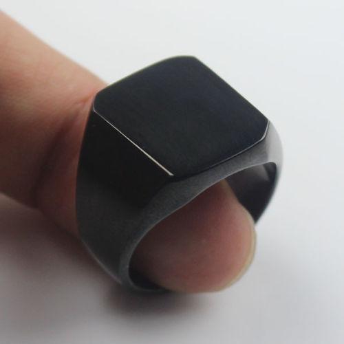 NEW PROMO Perhiasan Aksesoris cincin unik cincin bagus titanium ring full Black skullring grosir Murah