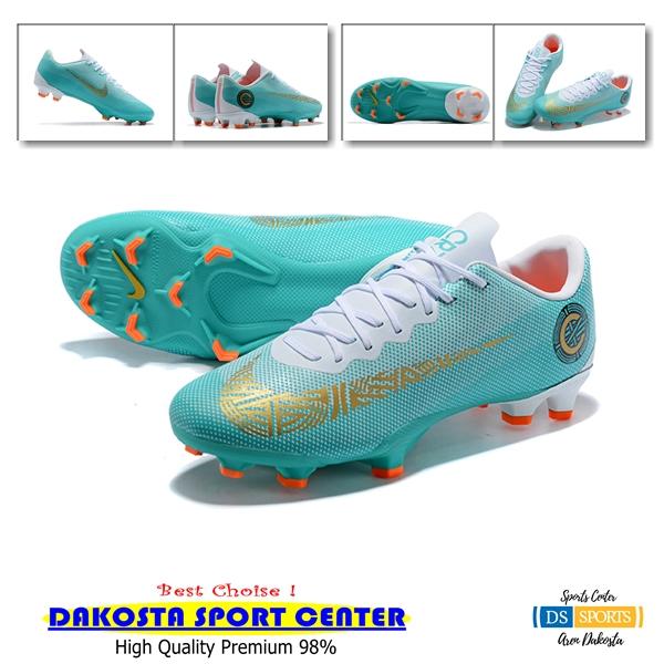 BARU DATANG ! SEPATU BOLA - NIKE MERCURIAL VAPOR XII PRO CR7 LIGHT GREEN FG