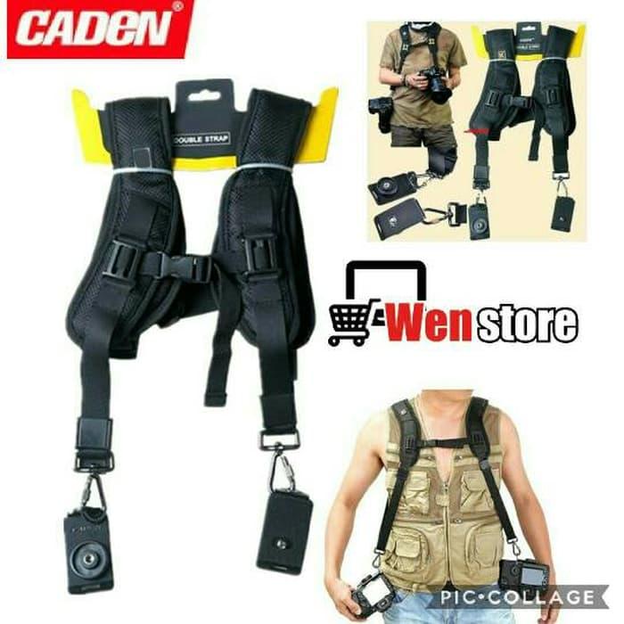 caden quick rapid double sling strap for kamera dslr mirrorless nikon canon sony pentax fujifilm