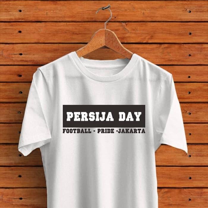 KAos Tshirt Baju Combed 30S Distro Persija Day Football Pride Jakarta