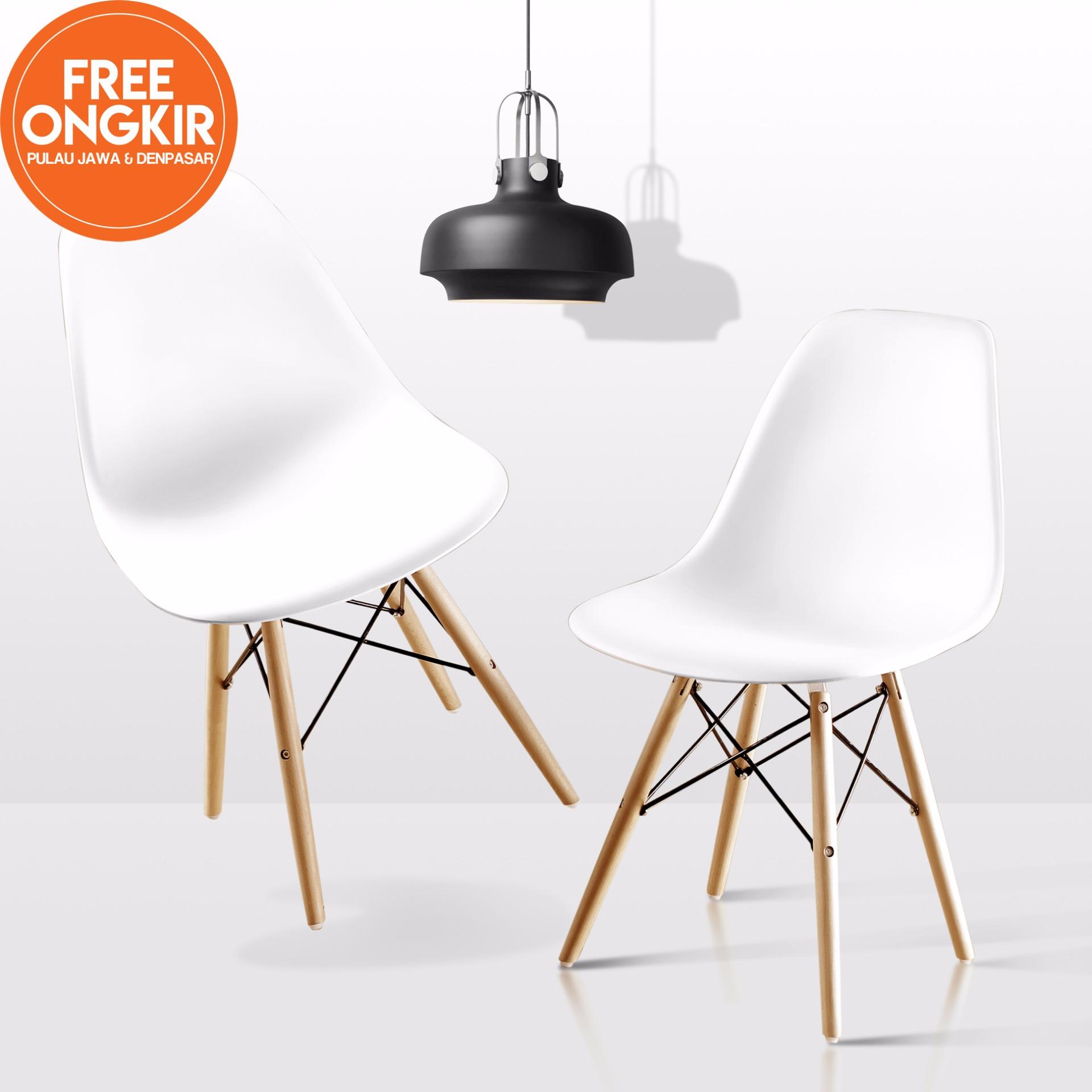 iFurnholic Joan Chair - Kursi Kerja - Putih - Gratis Pengiriman Pulau Jawa dan Denpasar