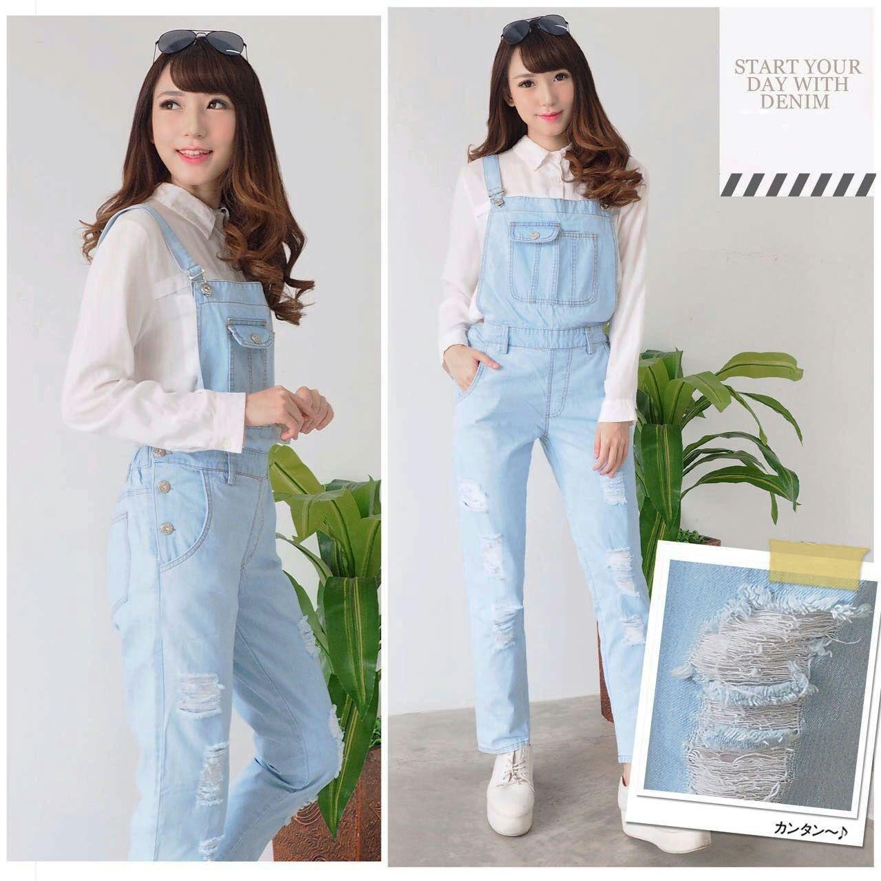 Gudangbaju SALE JUMPSUIT TANIYA -Soft Blue / Jamsuit Wanita / Jamsuit / Setelan Wanita / Celana Panjang Wanita / Baju Setelan / jumpsuit / overall / Terusan wanita / Baju Celana / Jumpsuit Murah / Jampsuit Model Baru / Celana Kodok Murah / Celana Kodok 