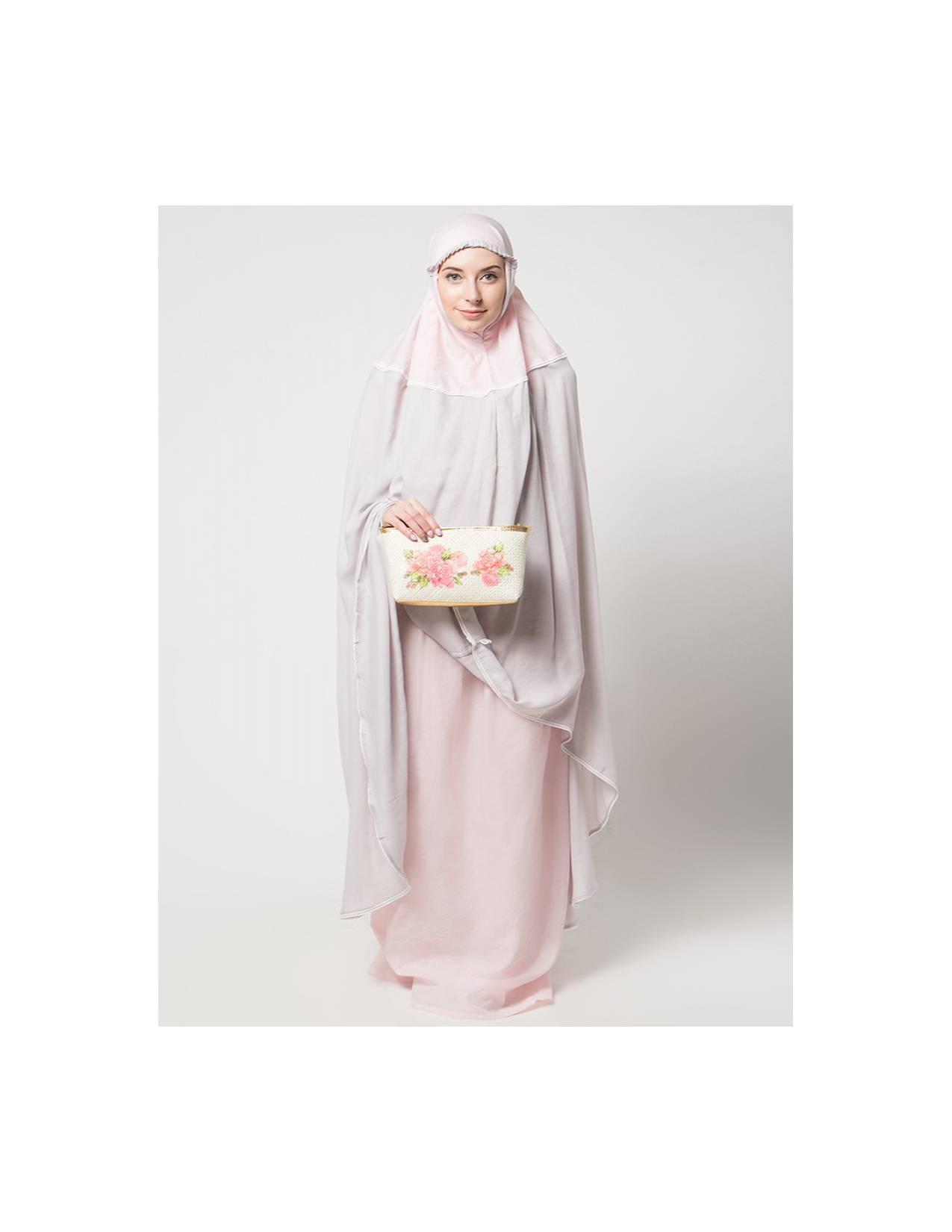Aira Muslim Butik Anne Prayer Set With Decopage Bag