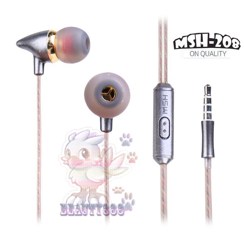 MSH 208 Universal 2 fungsi Earphone Candy Aromatic Headset untuk Android Handsfree general untuk oppo / earphone for lenovo / earphone for samsung / earphone untuk xiaomi / earphone untuk asus / Headset Untuk PC Laptop Komputer