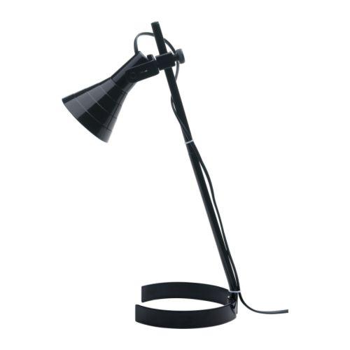 IKEA LAGRA Lampu kerja warna hitam tinggi 42cm