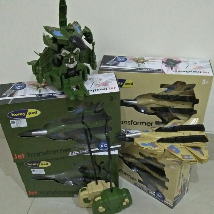Jet Transformer Radio Control - mainan sepatu homyped