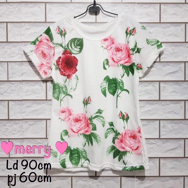 DAMAI FASHION JAKARTA - baju atasan tshirt wanita MERRY - konveksi murah tanah abang