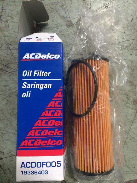 Oli Filter Chevrolet Aveo Sonic Matic Merk Ac Delco