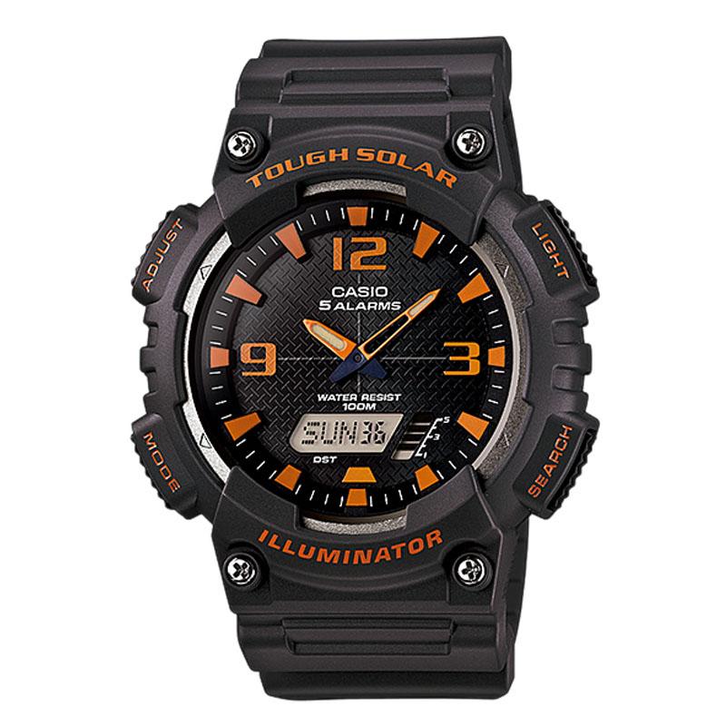 Casio Standard AQ-S810W-8AV - Jam Tangan pria - Black - Strap Resin - LM