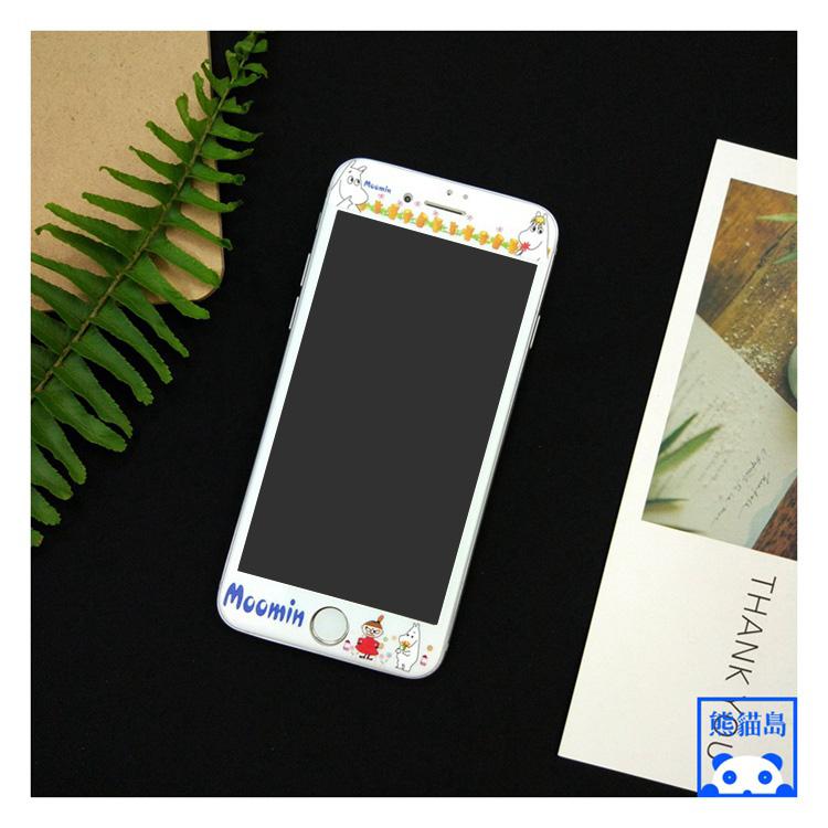 Pelindung Layar Iphone6splus Kaca Anti Panas Tubuh I7 Kartun Layar Penuh Anti Meledak