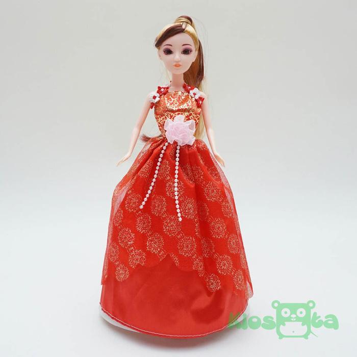 Barbie Dancing Princess Gaun Merah