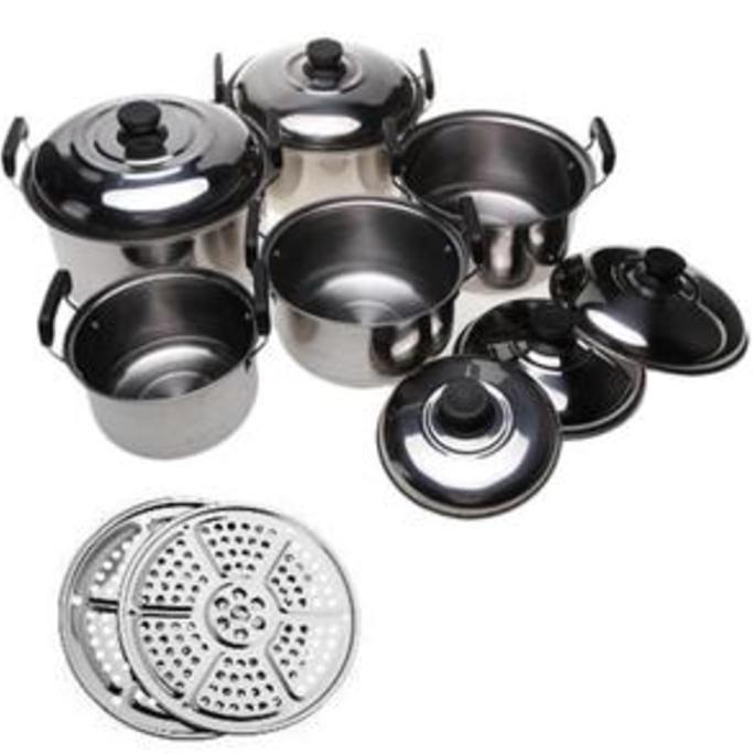 America High Pots Panci Set + Steamer ( Kingko ) Stok Terbatas !!