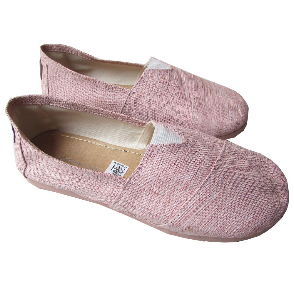 Flat Shoes Wakai Motif Goni Polos Pink Size 37-40