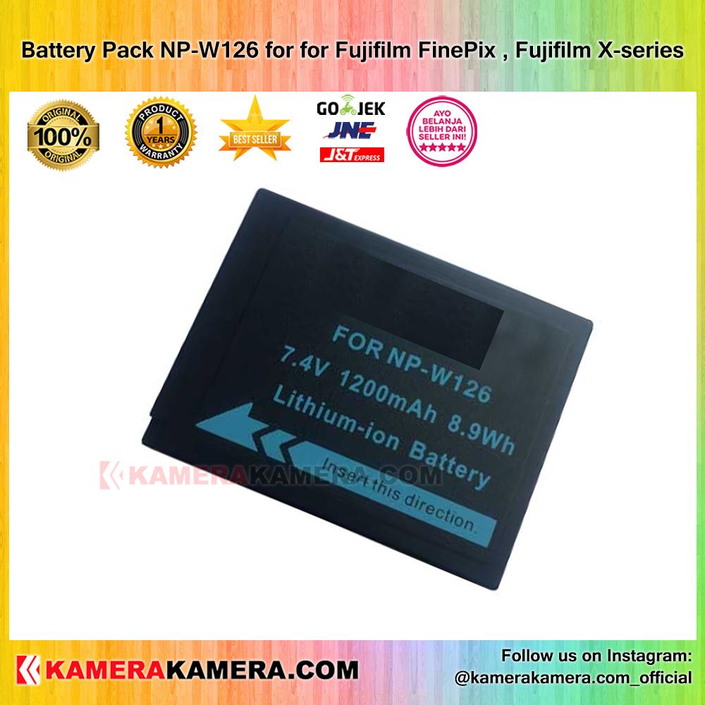 Battery Pack NP-W126 for for Fujifilm FinePix , Fujifilm X-series