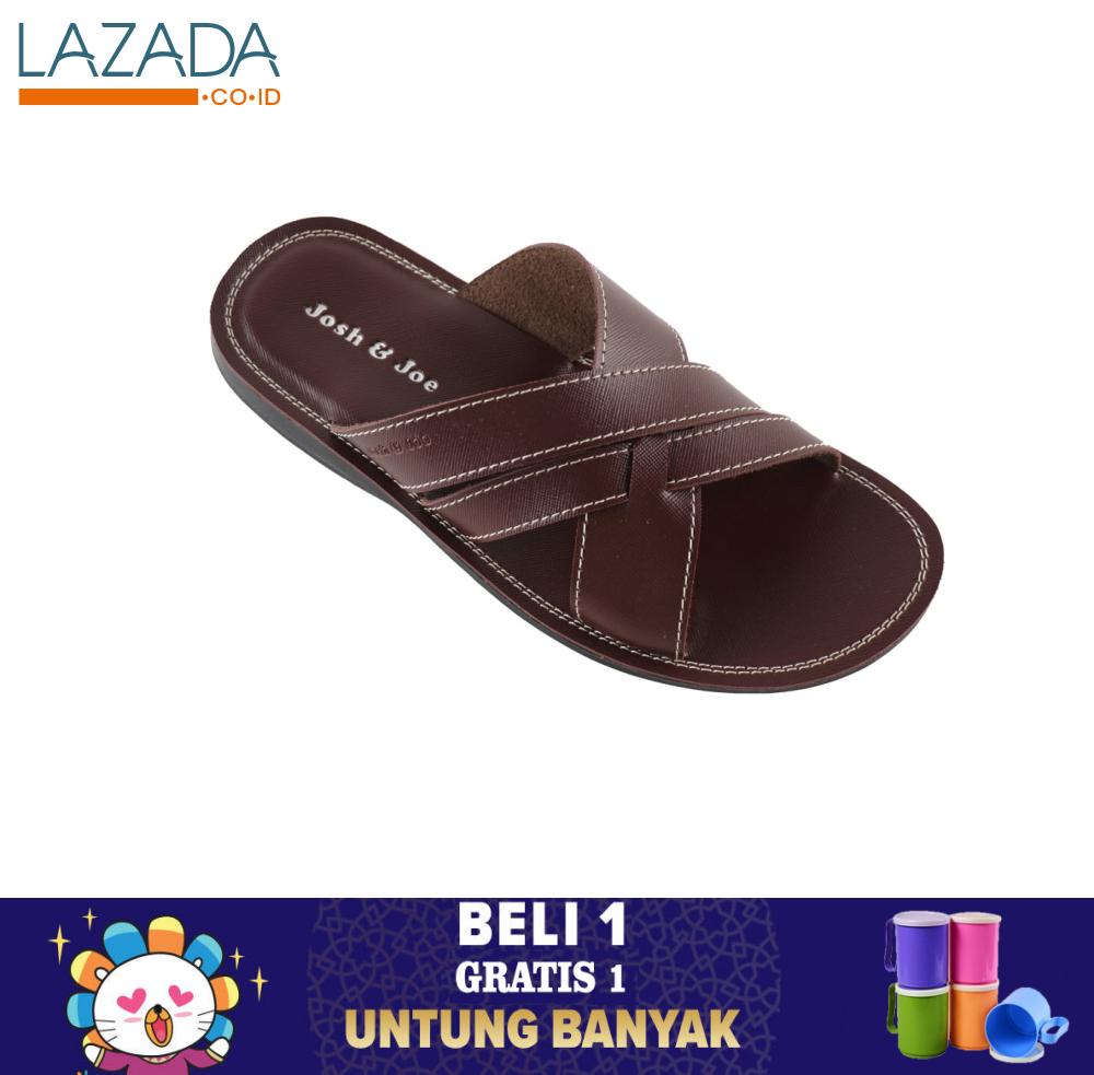 Josh&Joe / fashion pria / sandal murah / sandal pria / sandal pria kulit / sandal pria casual / sandal pria dewasa / sandal gunung pria/ sandal jepit pria 24SSCT BUNDLING