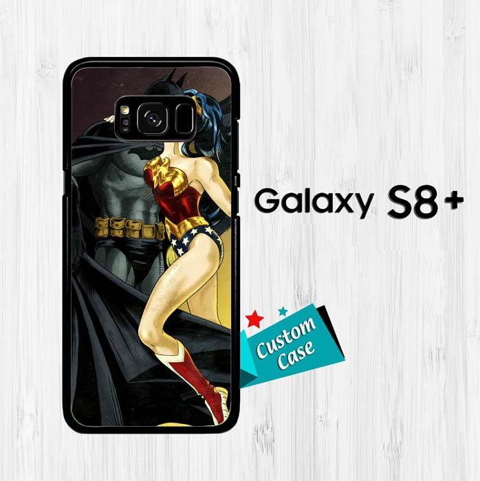Batman Love Wonder Woman Y0849 Casing HP Samsung Galaxy S8 Plus Custom Case Cover